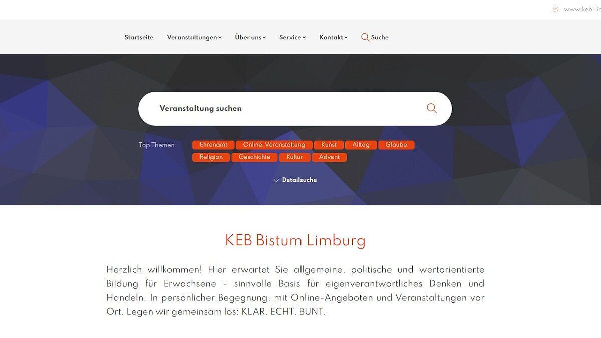 Neue Webseite der KEB ist online!